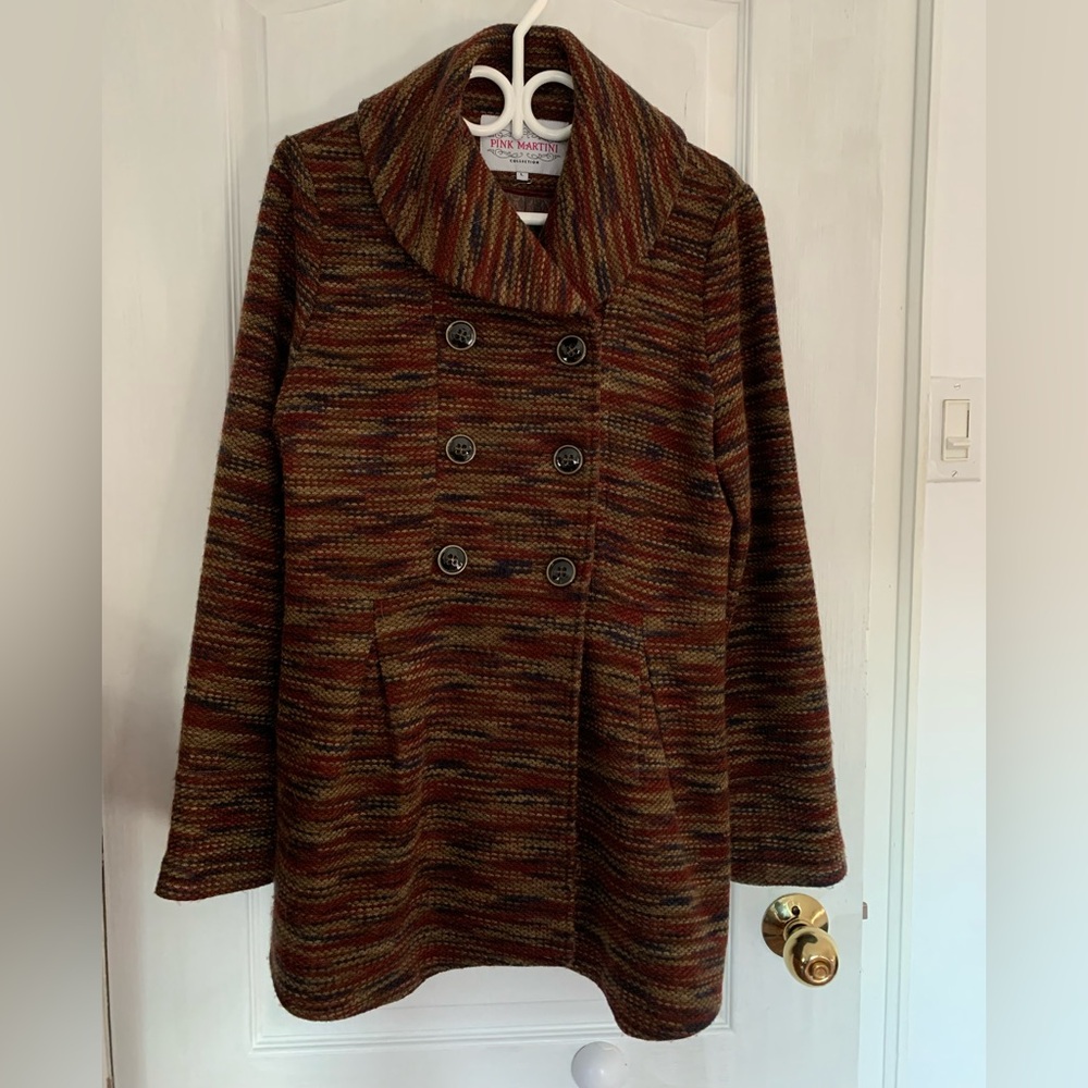 Pink Martini Multicolor Knit Jacket